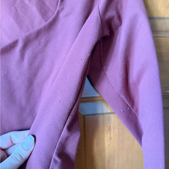 Women's Long Sleeve Top - Mauve - Picture 4 of 7